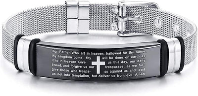 Adjustable Christ Cross Prayer Bracelet