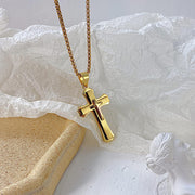 Christ Cross Crucifix Pendant Necklace