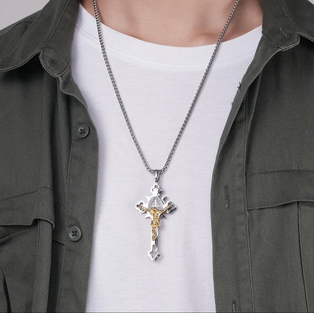 Jesus Christ Crucifix Cross Pendant