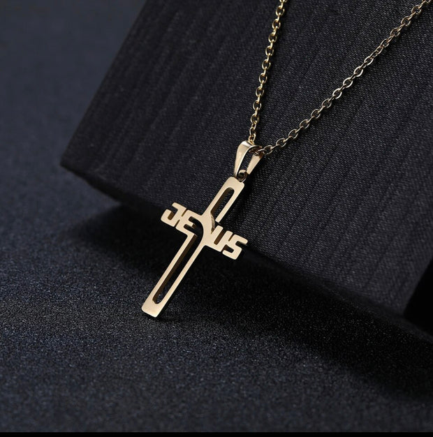 Cross Necklace Faith Cross Pendant Cross Chain