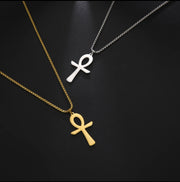 Gold Dainty Faith Pendant Necklace